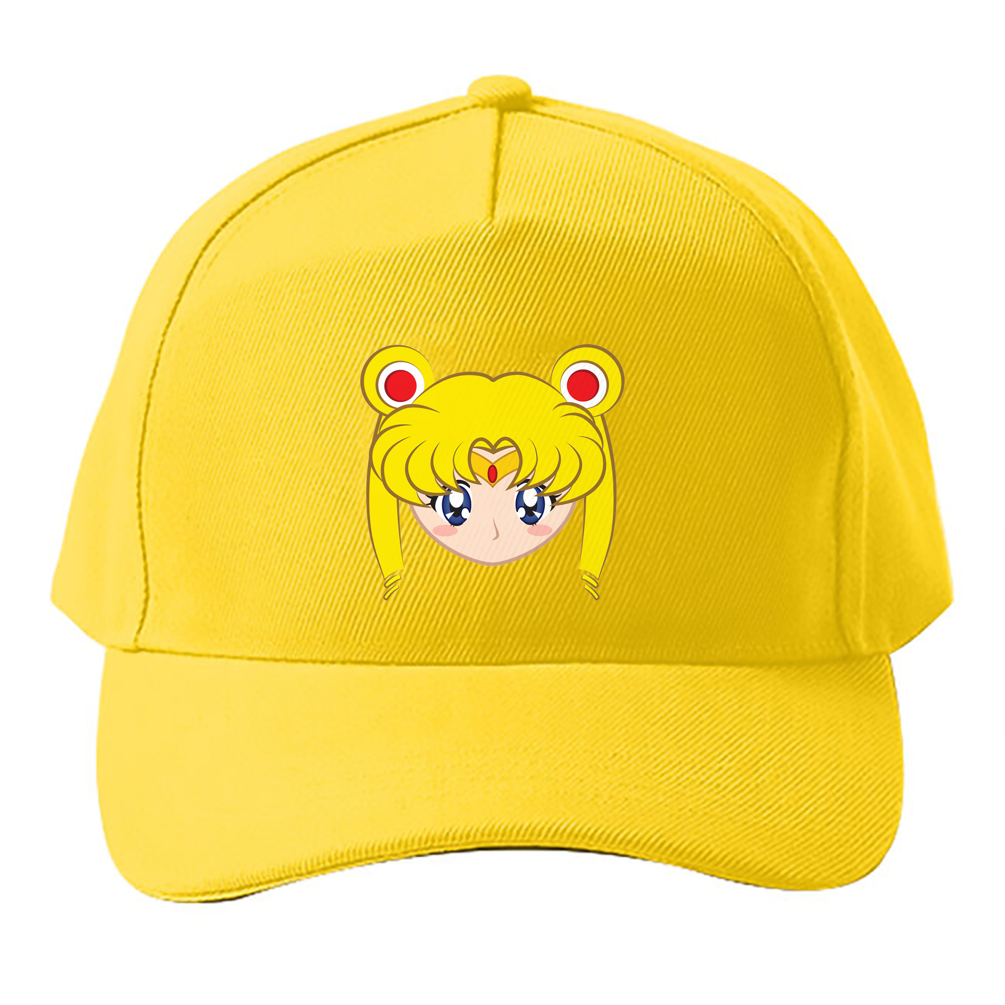 （画像用） 美少女戦士セーラームーン 月野 うさぎ つきの うさぎ Sailor Moon Tsukino Usagi ベースボールキャップ 綿100％ 男女兼用 帽子 スポーツ